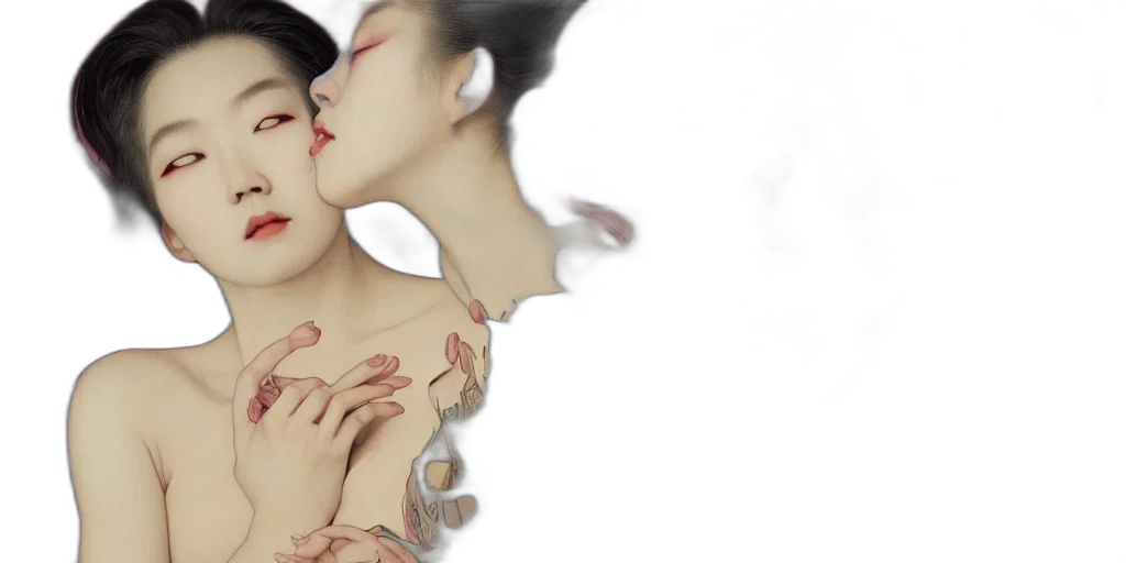 photorealistic, 3d render, concept art, red transparent PNG cut-out