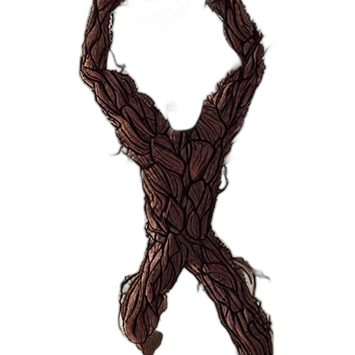 hair, tree, dress, jewelry, pixel art, concept art, fantasy art, earth tones transparent PNG cut-out