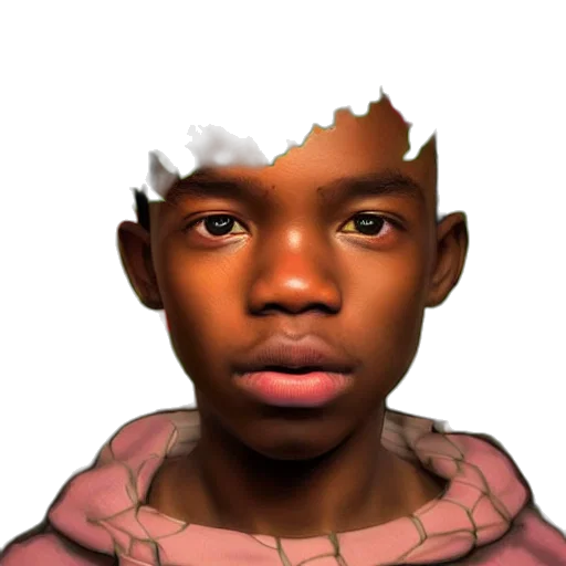 face, mask, creature, dragon, 3d render, concept art, photorealistic, cartoon transparent PNG cut-out