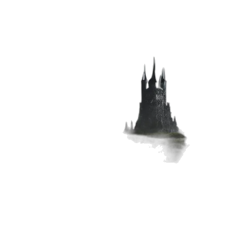 crown, building, dragon, sword, concept art, fantasy art, pixel art, 3d render transparent PNG cut-out
