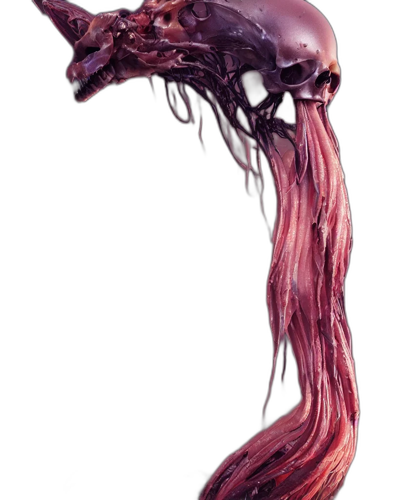 hair, creature, staff, tree transparent PNG cut-out