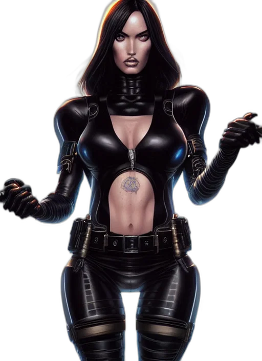 comic book art, concept art, fantasy art, cartoon transparent PNG cut-out