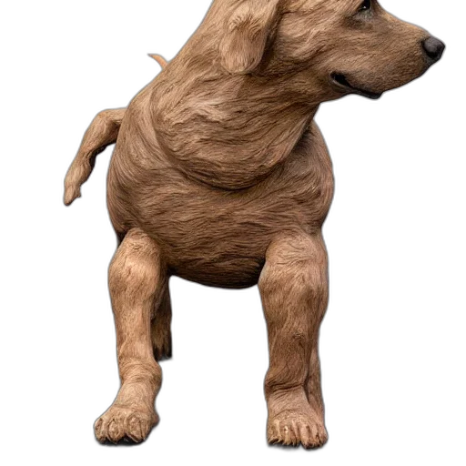 animal, creature, hair, dragon, 3d render, concept art, photorealistic, realistic transparent PNG cut-out