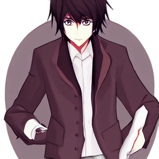 jacket, staff, anime, cartoon transparent PNG cut-out