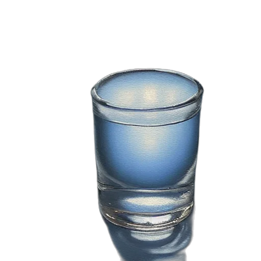 bottle, food, jewelry, face, photorealistic, 3d render, blue, glass transparent PNG cut-out