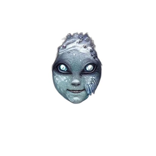 mask, creature, face, staff transparent PNG cut-out