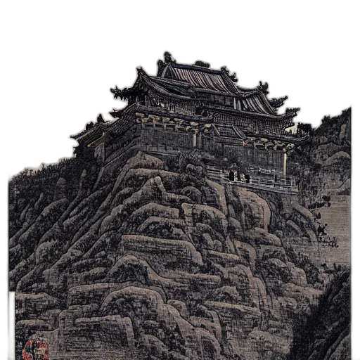 dragon, building, crown, staff transparent PNG cut-out
