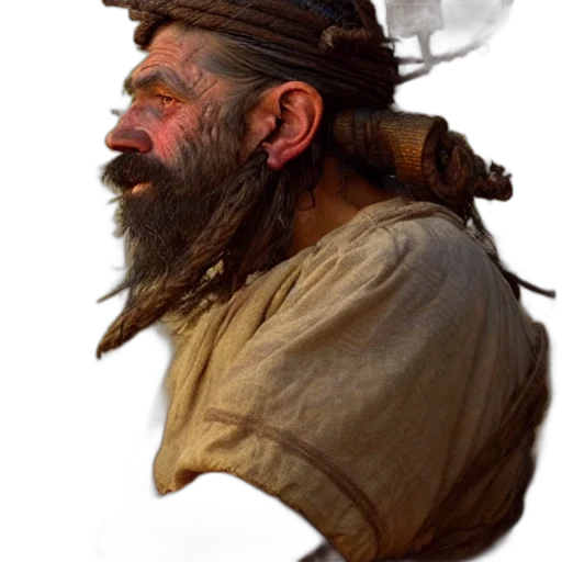 face, hat, staff, mask transparent PNG cut-out