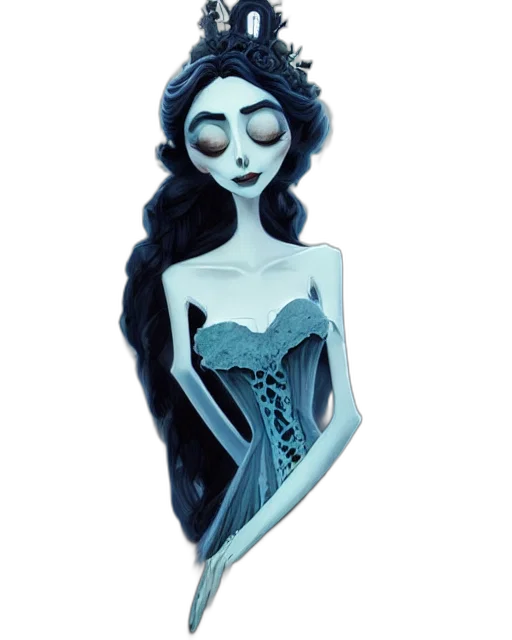 dress, jewelry, mask, concept art transparent PNG cut-out