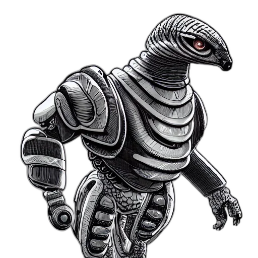 creature, robot, animal, dragon transparent PNG cut-out