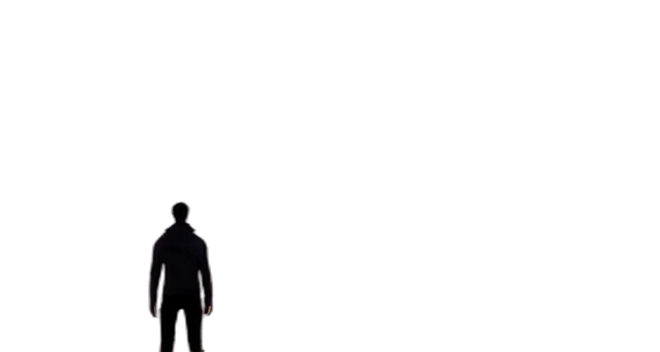 robot, face, jacket, staff transparent PNG cut-out