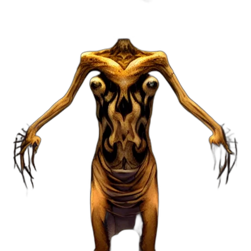 creature, mask, staff, animal transparent PNG cut-out