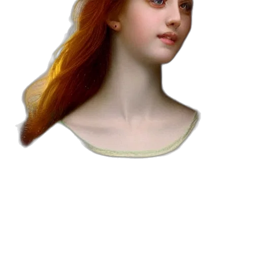 face, crown, hair, jewelry transparent PNG cut-out