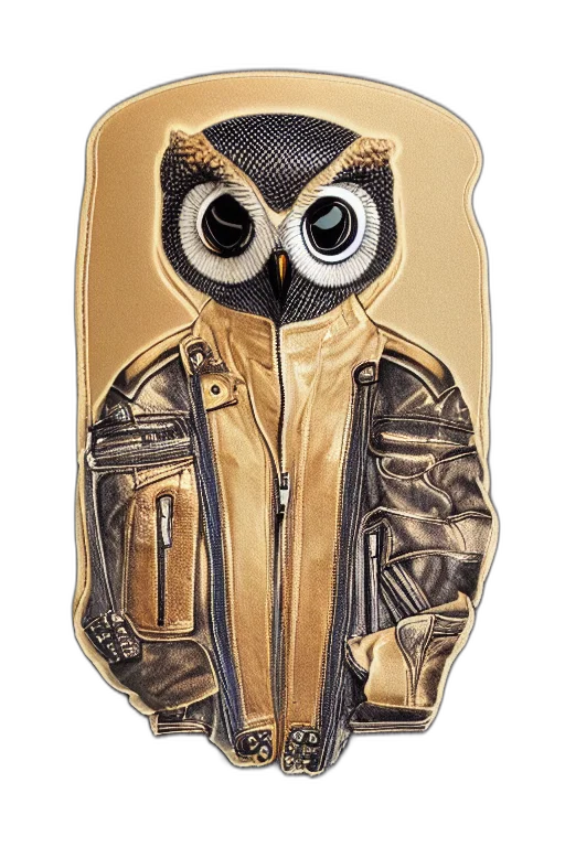 jacket, mask, cartoon, photorealistic transparent PNG cut-out