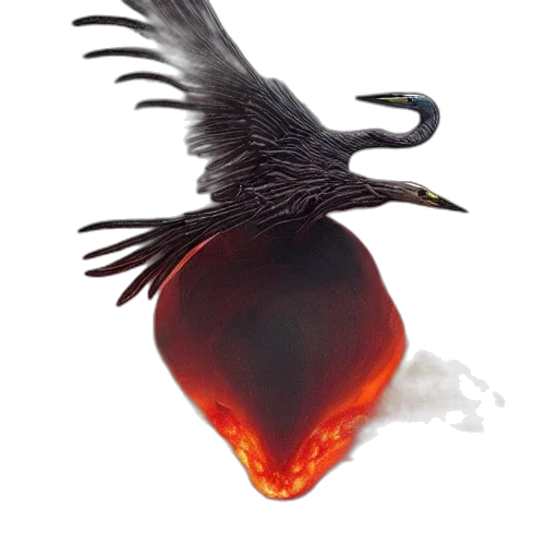 dragon, animal, staff, crown, concept art, photorealistic, fantasy art, 3d render transparent PNG cut-out