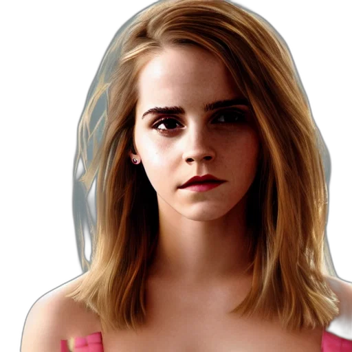 face, hair, dress, photorealistic, concept art, cartoon, comic book art, emma transparent PNG cut-out