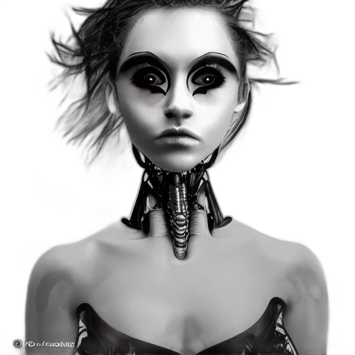 robot, mask, face, creature, cyberpunk, concept art, comic book art, fantasy art transparent PNG cut-out