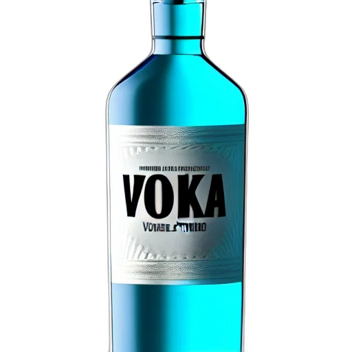 bottle, 3d render, vaporwave, photorealistic transparent PNG cut-out
