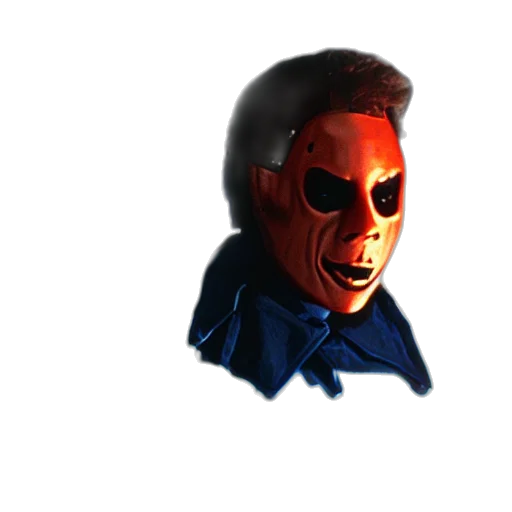mask, face, 3d render, pixel art transparent PNG cut-out