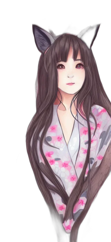 dress, face, anime, fantasy art transparent PNG cut-out