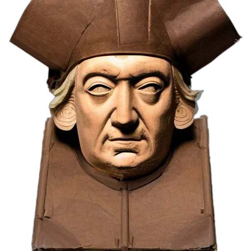 face, hat, staff, jacket transparent PNG cut-out