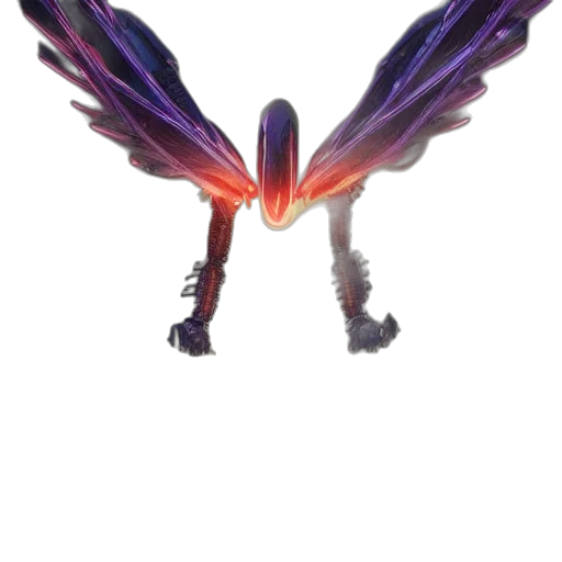 dragon, creature, animal, weapon, concept art, 3d render, fantasy art, pixel art transparent PNG cut-out