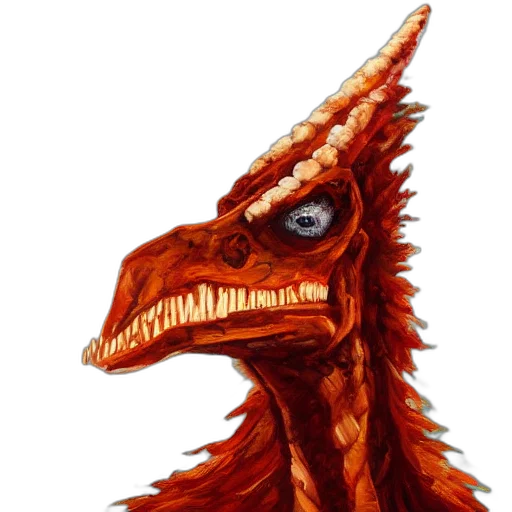 dragon, animal, creature, mask transparent PNG cut-out