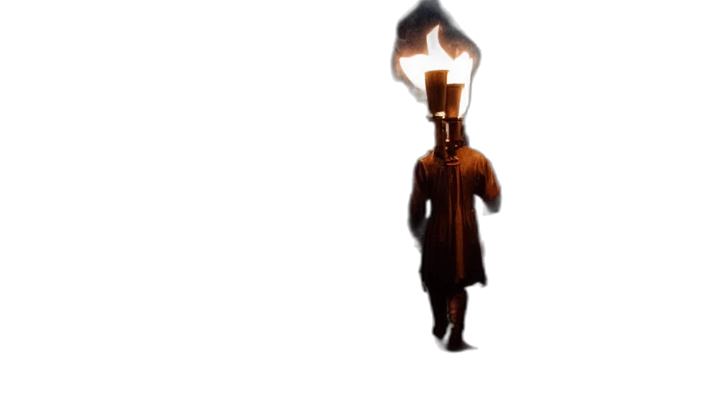 staff, hat, mask, umbrella, concept art, pixel art, 3d render, fantasy art transparent PNG cut-out