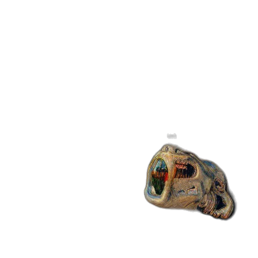 mask, animal, creature, jewelry, 3d render, photorealistic, concept art, watercolor transparent PNG cut-out