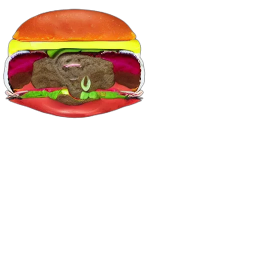 food, animal, creature, dragon, pixel art, photorealistic, concept art, 3d render transparent PNG cut-out