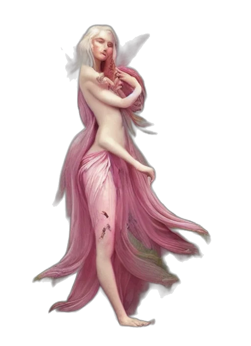 dress, creature, fantasy art, concept art, pixel art, watercolor, underwater, pastel transparent PNG cut-out