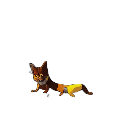 animal, staff, creature, weapon, pixel art, concept art, 3d render, fantasy art transparent PNG cut-out