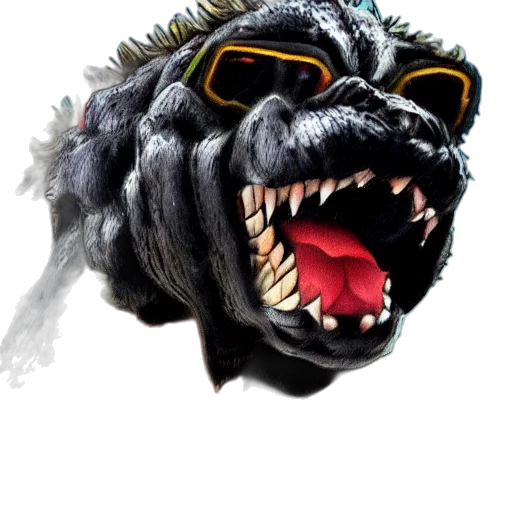 creature, animal, mask, dragon transparent PNG cut-out