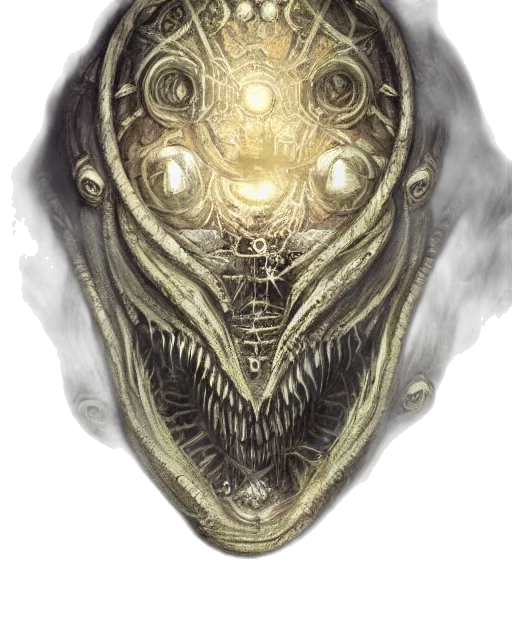 mask, face, creature, dragon, concept art, fantasy art, watercolor, comic book art transparent PNG cut-out