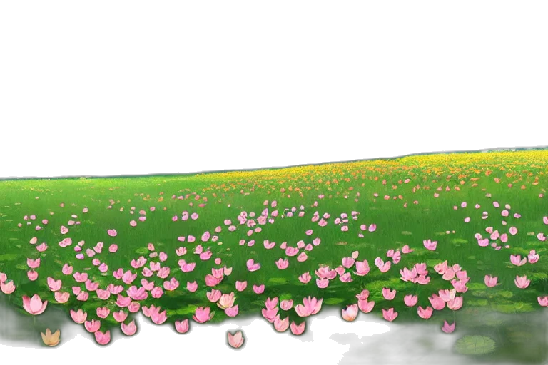 flower, concept art, photorealistic, 3d render transparent PNG cut-out
