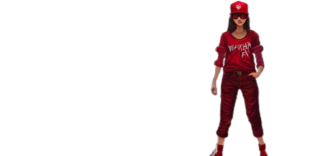 3d render, concept art, photorealistic, red transparent PNG cut-out