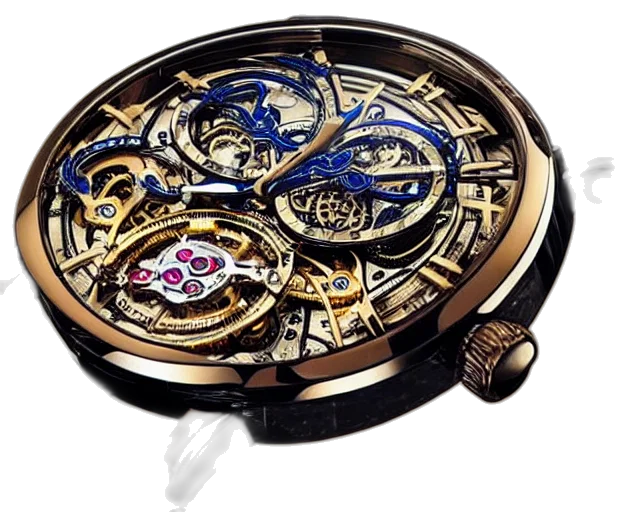 jewelry, 3d render, photorealistic, steampunk transparent PNG cut-out