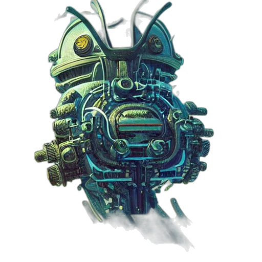 robot, mask, creature, face transparent PNG cut-out