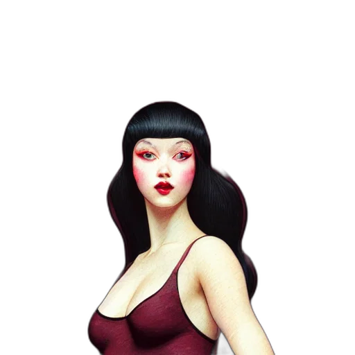 dress, photorealistic, 3d render, fantasy art transparent PNG cut-out
