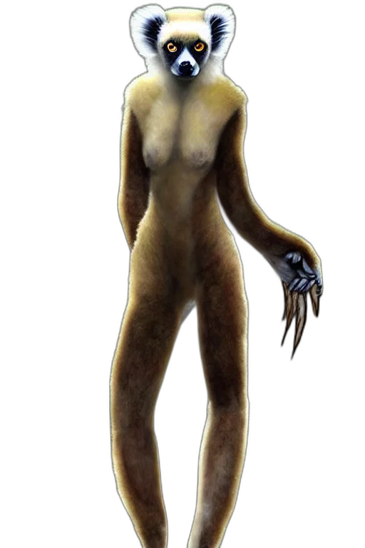 creature, staff, animal, mask, concept art, 3d render, fantasy art, photorealistic transparent PNG cut-out