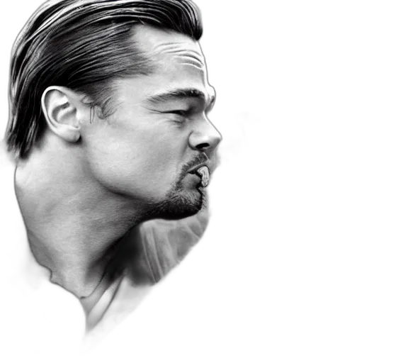 face, hair, photorealistic, comic book art transparent PNG cut-out