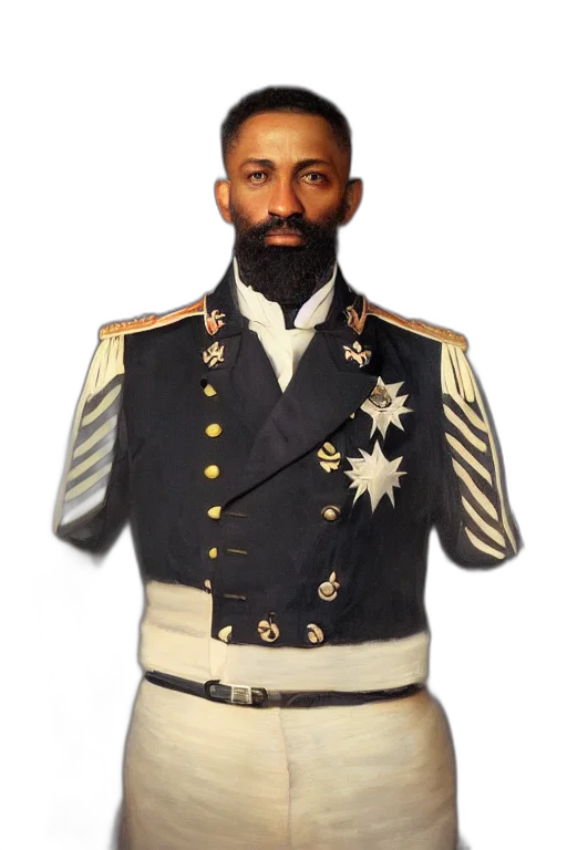 staff, jacket, crown, face transparent PNG cut-out