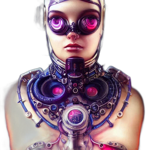 robot, jewelry, mask, face transparent PNG cut-out