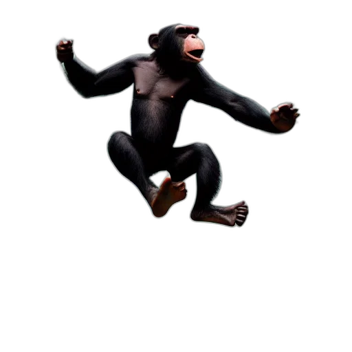 animal, creature, jacket, staff transparent PNG cut-out