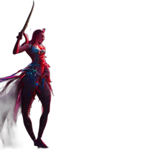sword, staff, weapon, dragon, concept art, fantasy art, pixel art, comic book art transparent PNG cut-out