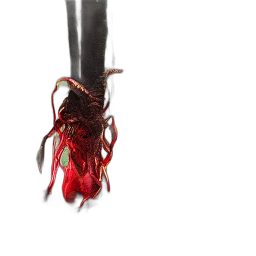 hair, staff, creature, weapon transparent PNG cut-out