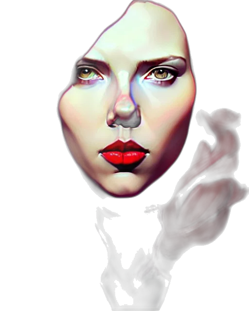 mask, face, jewelry, photorealistic, fantasy art, concept art, comic book art, fire transparent PNG cut-out
