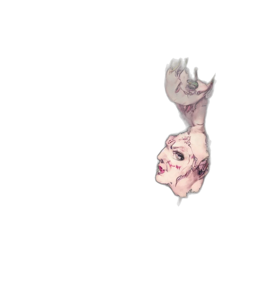 crown, face, mask, hair transparent PNG cut-out
