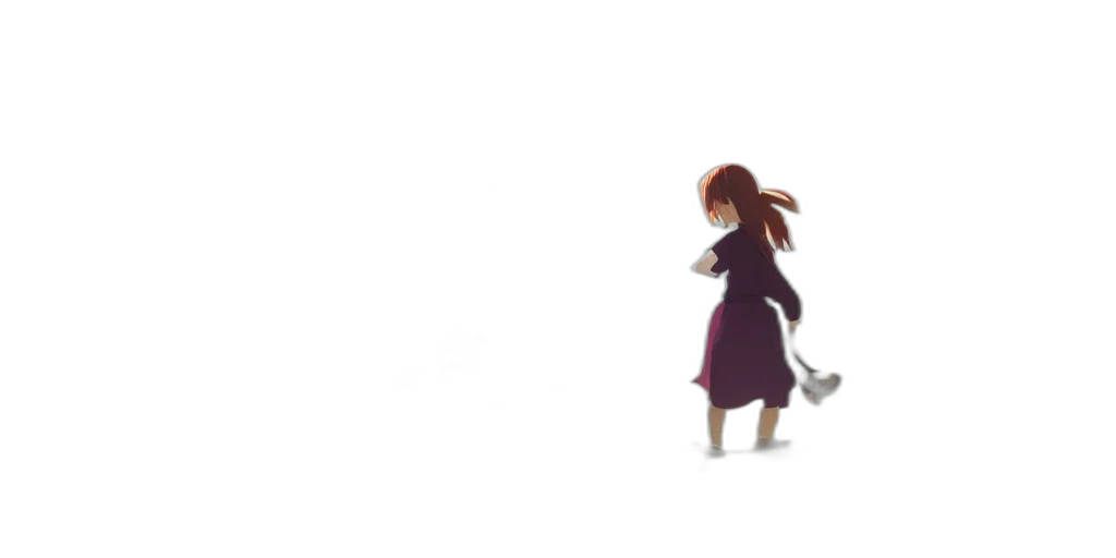 dress, staff, robot, weapon transparent PNG cut-out
