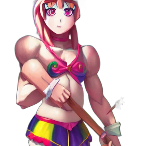 weapon, staff, sword, dress, anime, pixel art, concept art, fantasy art transparent PNG cut-out